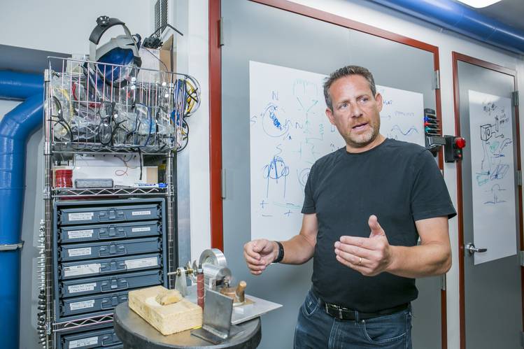 Mr. Dubno gives a tour of his basement workshop. Mr. Dubno gives a tour of his basement workshop.